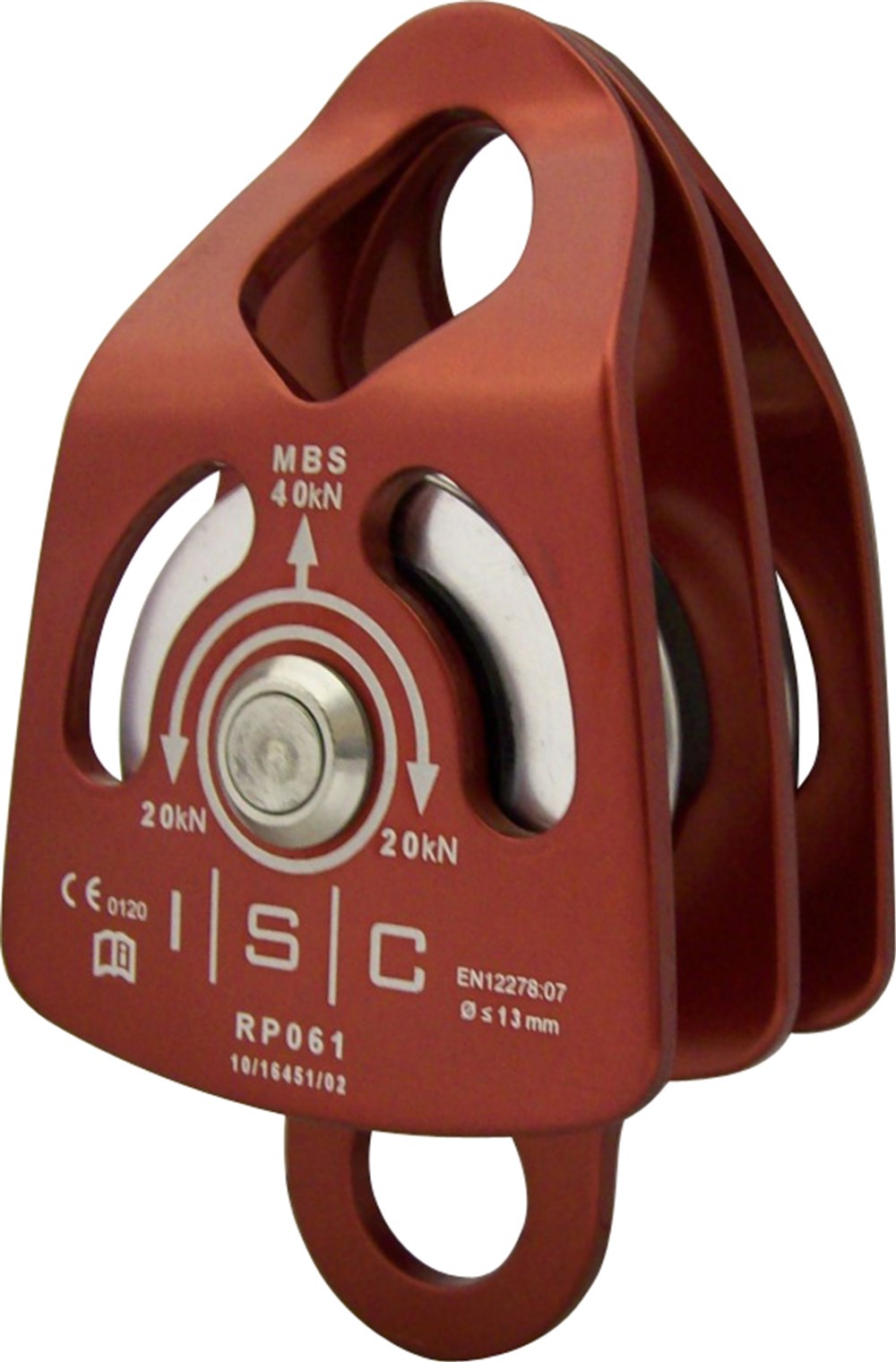 Small Double Pulley with Becket 40kN Bushing