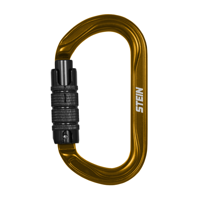 SECURA Oval Aluminium Karabiner Blue
