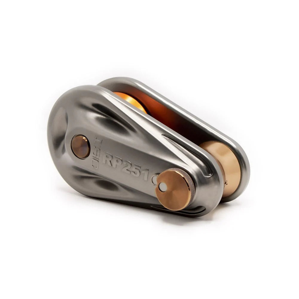 Small Rigging Pulley upto 16mm Rope 250kN Grey/Orange Wheel