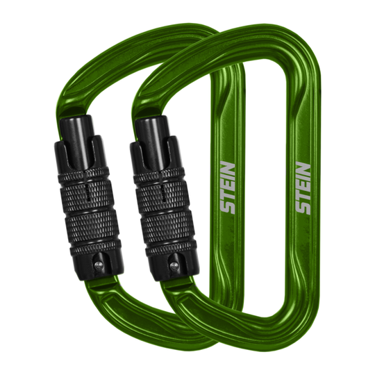 SECURA D Shape Aluminium Blue Twin Pack