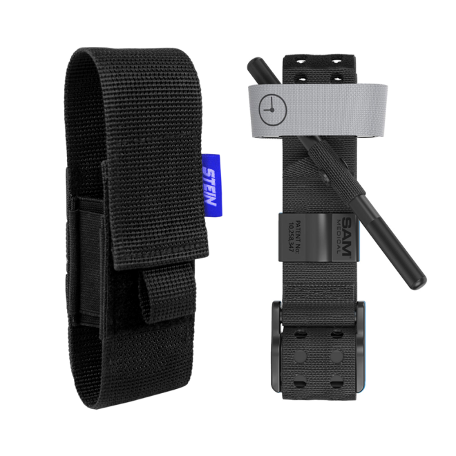 SAM XT600 Tourniquet Blue w Vault Holster